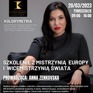 Szkolenie Kolorymetria | Anna Zenkovska | 20.03.2022   