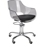 Ayala Ghost Fotel Fryzjerski podstawa pięcioramienna z kółkami | dostępny w 48h! 